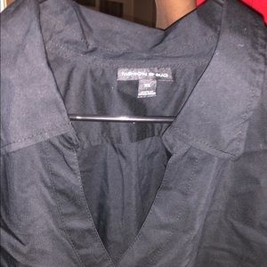 Black button-up shirt